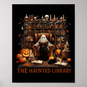 Boekhandel Halloween Spooky Bookish Haunted Poster