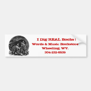 boekhandel met bumper sticker