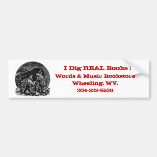 boekhandel met bumper sticker