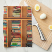 Boekhoudboekenbibliotheek Bladwijzer lezen Theedoek (Quarter Fold)