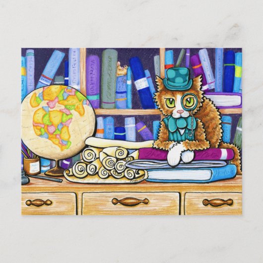 Boekhouder Briefkaart (Voorkant)