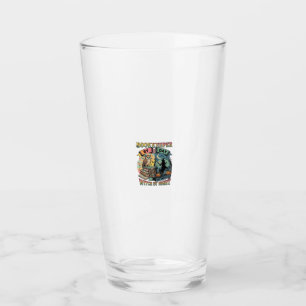 Boekhouder Dag Heks Nacht Halloween Uil Boeken Pom Glas