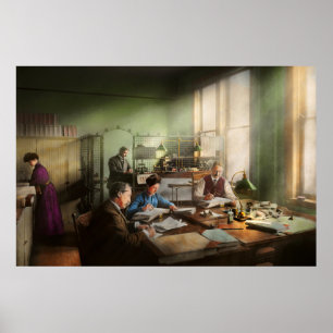Boekhouder - De Boekhoudafdeling 1902 Poster
