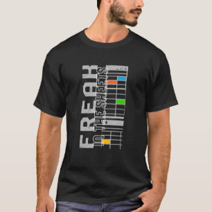 Boekhouder freak in spreadsheet collega accounting t-shirt