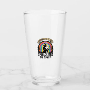 Boekhouder Heks Retro Halloween Boekhoudkundig Ont Glas