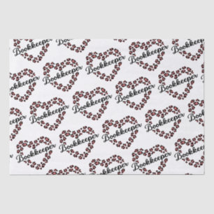 Boekhouder Leopard Heart Lijst Wit Tissuepapier
