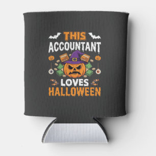 Boekhouder Loves Halloween Pompoen Boekhouder Desi Blikjeskoeler