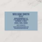 Boekhouder Modern Visitekaartje (Achterkant)