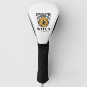 Boekhouder overdag Heks 's nachts Vintage T-shirt Golfheadcover