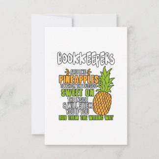 Boekhouders zijn als ananassen. kaart