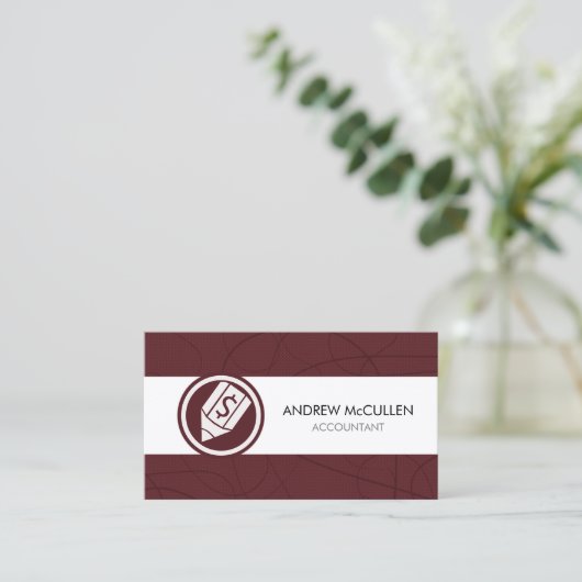 Boekhouding accountant visitekaartje (Staand voorkant)