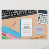 Boekhouding CPA Desk Flyers (Achterkant)