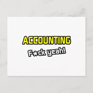 Boekhouding ... Ja. Briefkaart