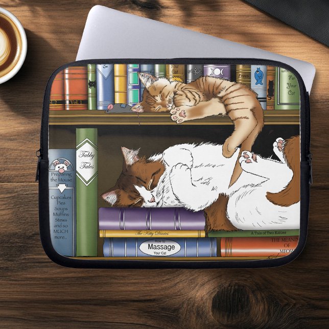 Boekhoudkat Laptop Sleeve (Creator heeft geüpload)