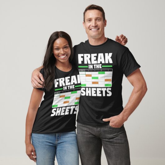 boekhoudkundig analist spreadsheet funny Freak in T-shirt (Unisex)