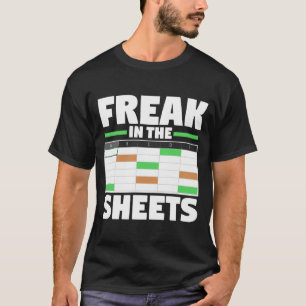 boekhoudkundig analist spreadsheet funny Freak in T-shirt
