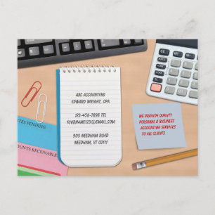 boekhoudkundig Briefkaart