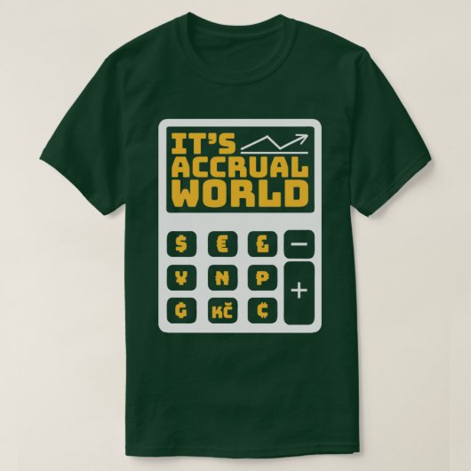 Boekhoudkundige accountant analist Itx27S AC T-shirt (Design voorkant)