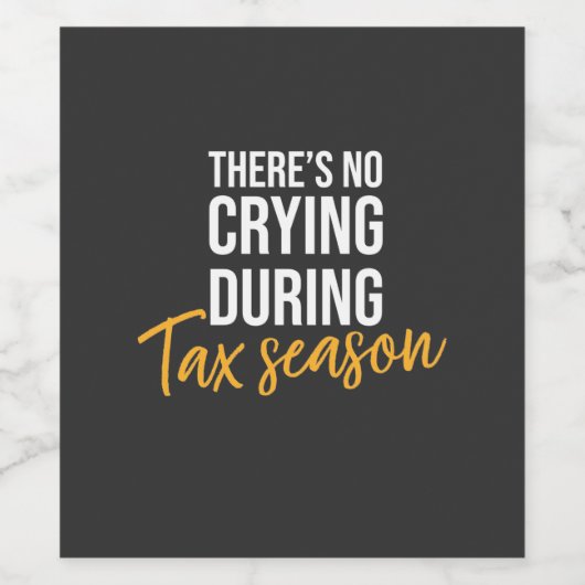 Boekhoudkundige accountant wijn etiket (Enkel label)