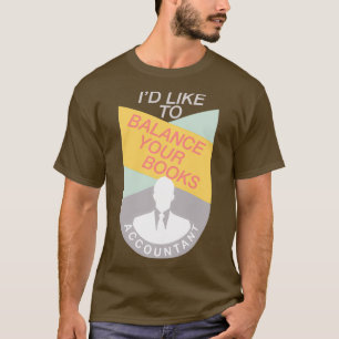 Boekhoudkundige balans Toerekening T-shirt