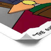 Boekhoudkundige Cartoon Poster (Hoek)