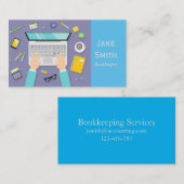 Boekhoudkundige diensten visitekaartje (Voorkant / Achterkant)