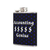 Boekhoudkundige Genius Heupfles (Links)