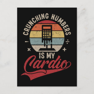 Boekhoudkundige Humor CPA Boekhoudkundige boekhoud Briefkaart