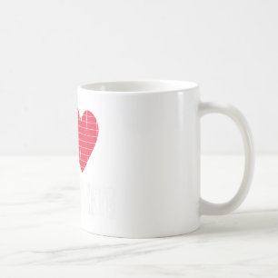 Boekhoudkundige T-shirt I hou van spadsheets Koffiemok