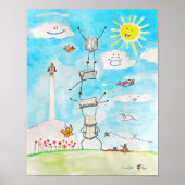 Boekhoudkunst Balans de Boeken Accountant Poster (Voorkant)