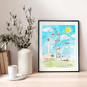 Boekhoudkunst Balans de Boeken Accountant Poster