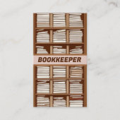 Boekhoudster Planken Visitekaartje (Voorkant)
