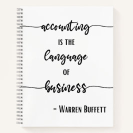 Boekhoudtaal van Business Notitieboek