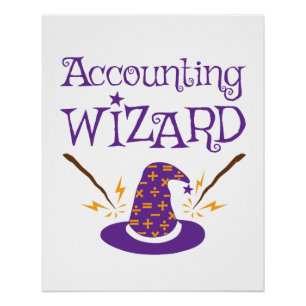 Boekhoudwizard CPA Certified Public Accountant Perfect Poster