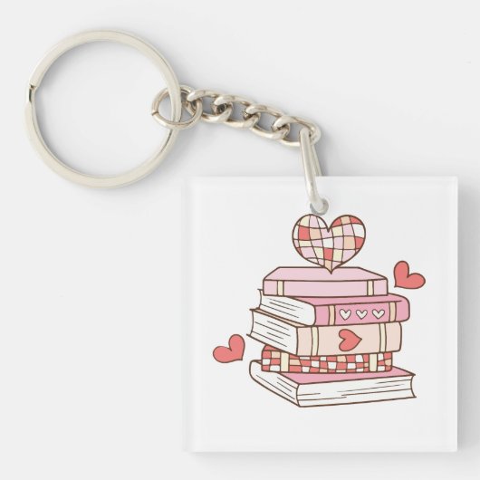 Boekige sfeer sleutelhanger (Voorkant)