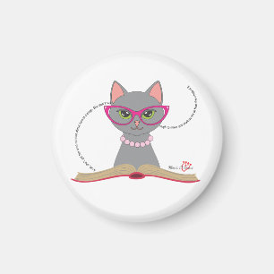 Boekkat Magnet Magneet