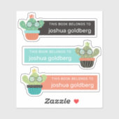 Boeklabel koekjesgroen sticker (Vel)