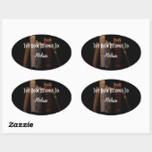  boeklabel ovale sticker (Vel)