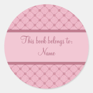 Boeklabel Ronde Sticker