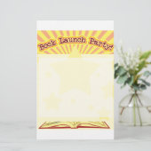 Boeklancering Briefpapier (Staand voorkant)