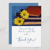 Boeklappen Bedankkaart (Voorkant / Achterkant)