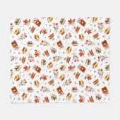 Boeklappen Fleece Deken (Voorkant (Horizontaal))