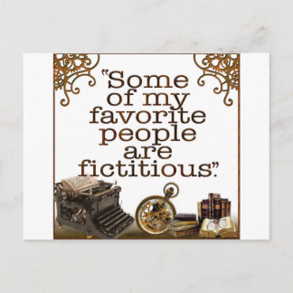 Boeklappen / Schrijvers en auteurs Briefkaart