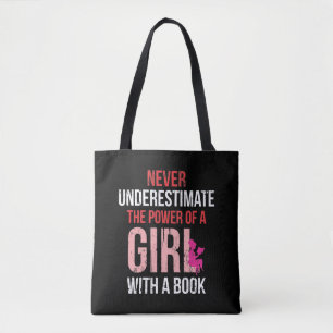 Boekleessenlezen Girl Humor Bookworm Woman Reader Draagtas