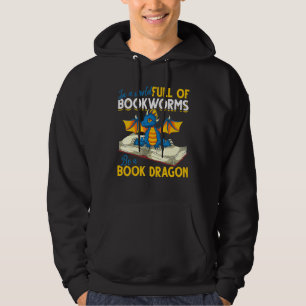 Boekleessenlezen Koekworm Librarian Cute Book Drag Hoodie