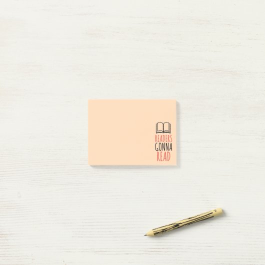 Boekleessliefhebber Post-it® Notes (Op bureau)