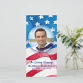 Boeklegger met militaire veteranen-rouwgebed en vl (Staand voorkant)