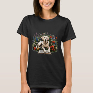 Boeklezing Labrador Retriever Dog Puppy Lover Wi T-shirt