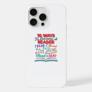 Boekliefhebber 10 manieren om een lezer te worden iPhone 15 pro max hoesje