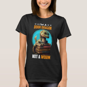 Boekliefhebber Boek Dragon Lezing vrienden boekenw T-shirt